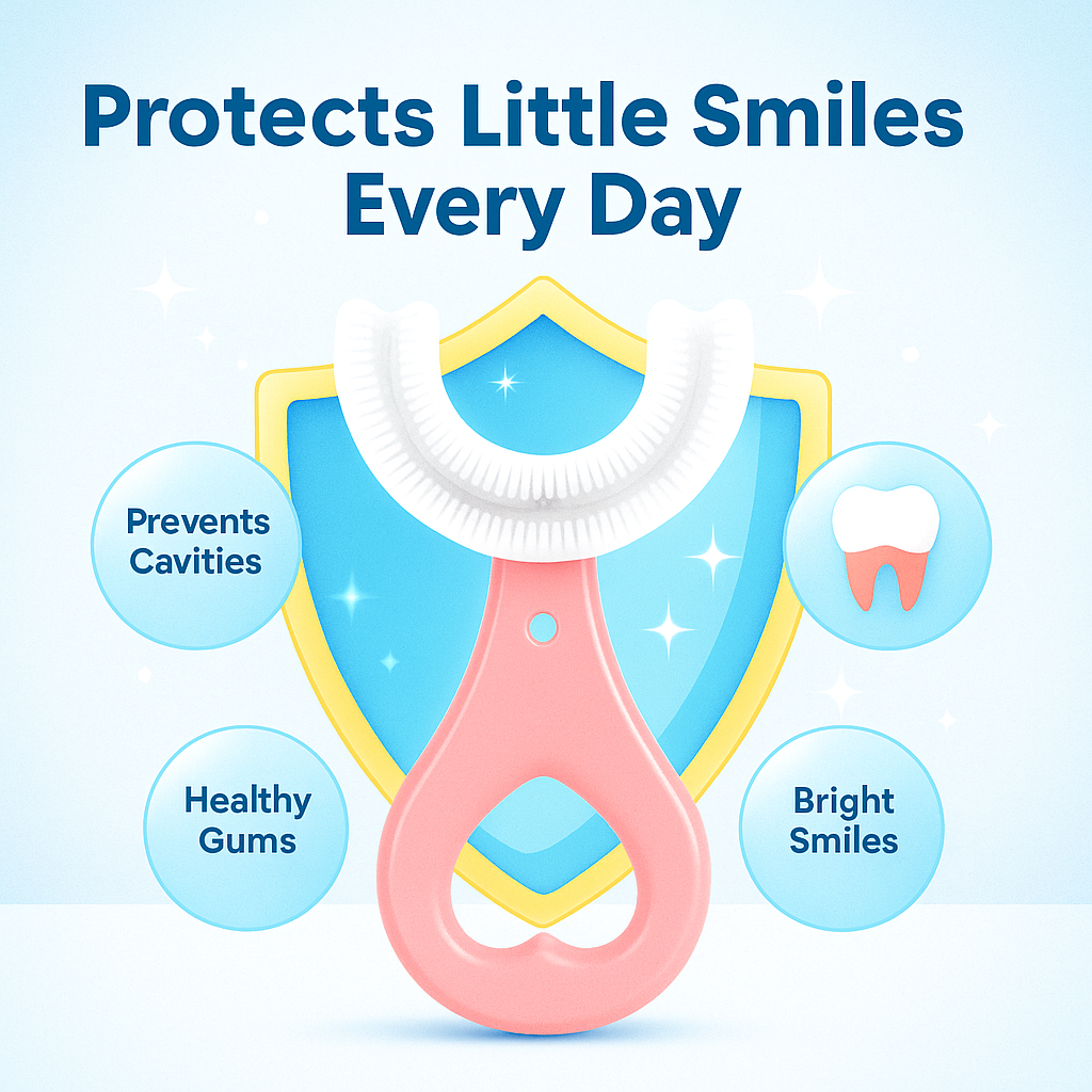360° U-shaped Baby Toothbrush